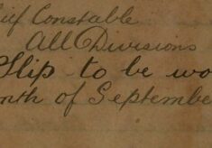 Instructions To Work No 1 Slip For September 1908