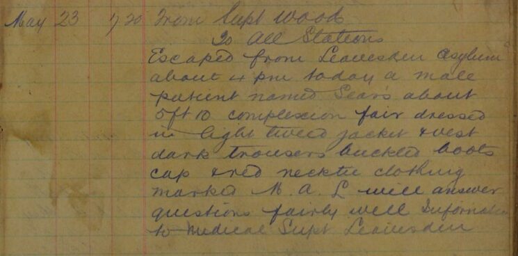 Escaped Asylum Patient - Leavesden