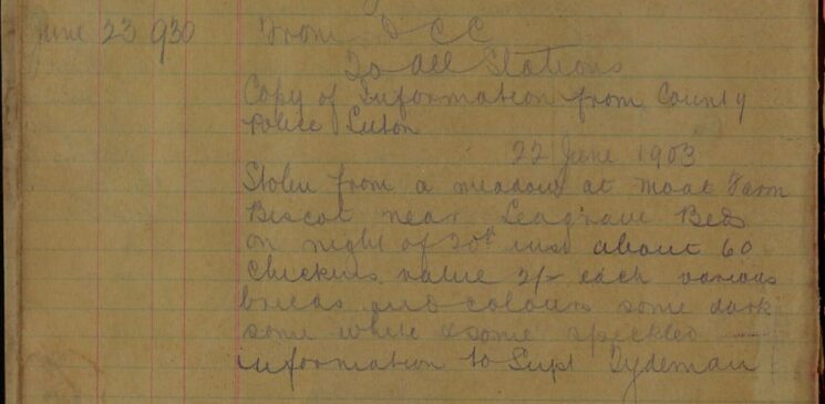 Theft Of Chickens - Leagrave