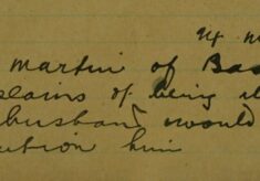 Complaint Of Being Ill Treated By Her Husband