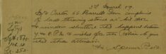 Complaint Of Boys Throwing Stones At His Door And Window Shutters