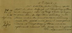 Lodger's Groceries Missing At Perry's Lodging House
