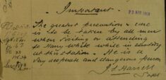 Warning About Dangerous Prisoner