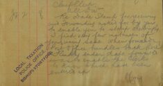 Notification From Chief Clerk That Requested Date Stamps Are Not Necessary