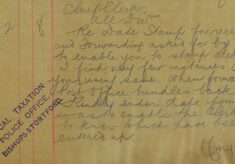 Notification From Chief Clerk That Requested Date Stamps Are Not Necessary