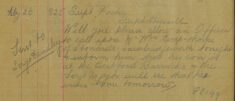 Request For Officer To Convey Information To Mr Kemp-thorne About His Son