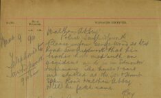 Request To Inform Mr Wood His Mother Has Had An Accident And Is In Hospital