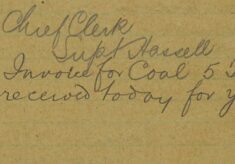 Notification Of Receipt Of Invoice For Coal