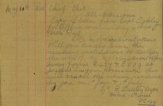 Instructions From 4th Battalion Beds Regiment Re Mobilisation Papers