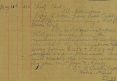 Instructions From 4th Battalion Beds Regiment Re Mobilisation Papers