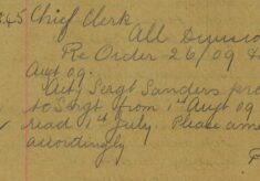 Sergt Sanders' Promotion Date Incorrect In General Order