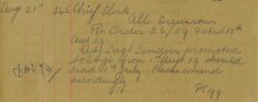 Sergt Sanders' Promotion Date Incorrect In General Order