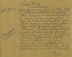 Description Of Unknown Man Killed On The Midland Railway