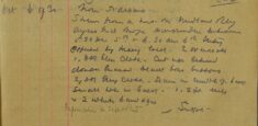 Two Overcoats Stolen From A Hut On The Midland Railway