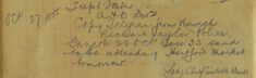 Man Mentioned In Police Gazette Reported To Be Attending Hertford Market