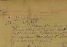 Notification Of Royalty's Train Journey