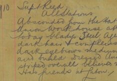 Absconded From Hatfield Union Workhouse