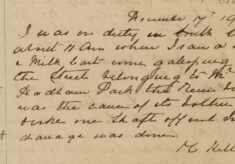 Runaway Horse and Milk Cart