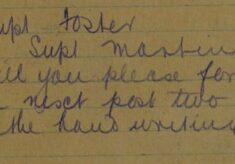 Request For Handwriting Sample