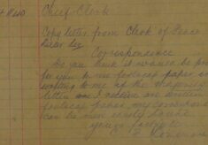 Correspondence To Clerk Of Peace