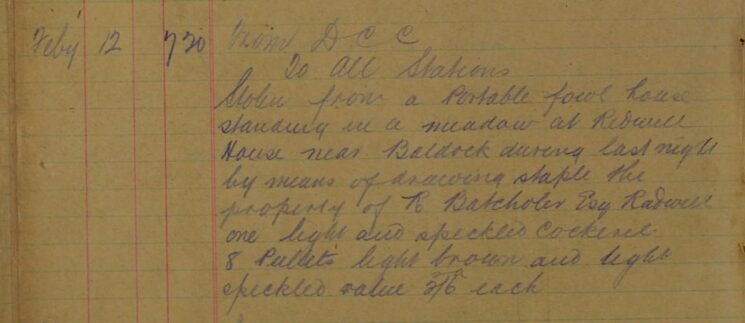 Stolen Fowls - Radwell