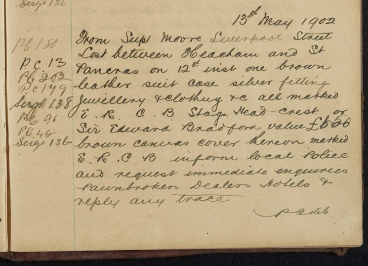 Missing Suitcase
