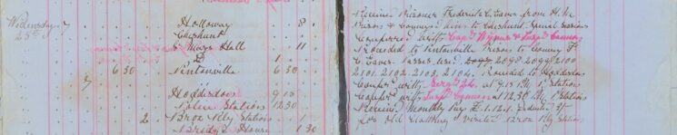 Took Prisoner From Holloway To Cheshunt Special Sessions Then Conveyed Him To Pentonville Prison