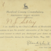 A J Sibley, Special Constable - Recognition 1926