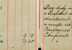 Inspected the sale books of Mr H O Lee, H Sparrow and F Handscombe J Sell re Sale of Arms and Ammunition