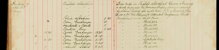 Assisted to obtain billets for eight men RE