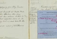 Soldier applying for railway voucher