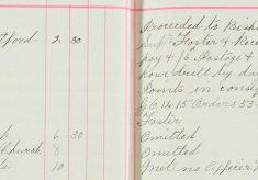 To Bishop's Stortford received balance of pay 6d postage one hour instruction, one hour drill