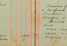 Proceed from Bishop's Stortford to Hatfield and conferred with the Deputy Chief Constable re Remaining from Bishop's Stortford to Library Hall, received Instruction in Musketry Drill,