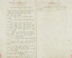 Copy of message from Police Edgware, Housebreaking at Mill Hill