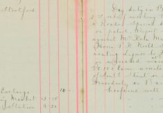 Report submitted to Supt against Mrs Kate Martin, Licensee of White Horse PH for serving intoxicating liquor to Frederick Milton age 10yrs, In company of  PC 282  Eames arrested Wm Tattingham, on a charge of Drunk and Disorderly