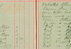 Received telegram from M Carter reporting her father James Carter had escaped from the Stortford Union, made enquiries