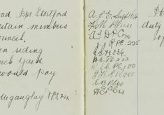 Complaint from Ex Supt Spriggs persons riding bicycles through church yard