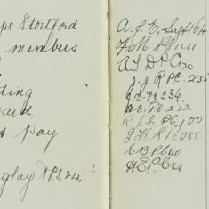 Complaint from Ex Supt Spriggs persons riding bicycles through church yard