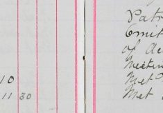 Omitted conference point by order of Act PS 229 in consequence of Political Meeting at Furneaux Pelham