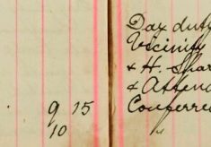 Inspected Sale books Of Mr H O Lee and H Sparrow Re Arms and Ammunitions