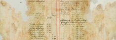 Sale books of Mr. H O Lee, H Sparrow  Re sale of Arms and ammunition (incomplete entry - damage)