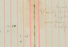 Served summons upon  Wm Tattingham (49) (Painter) for using obscene language