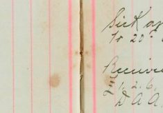 Sick and unable for duty from 6th to 20th October 1913