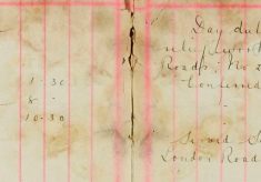 Served Summons upon Charles Hudgell (Private 16th Beds Regt)