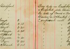 Inspected Sale books Of Mr H O Lee and H Sparrow Re Arms and Ammunitions
