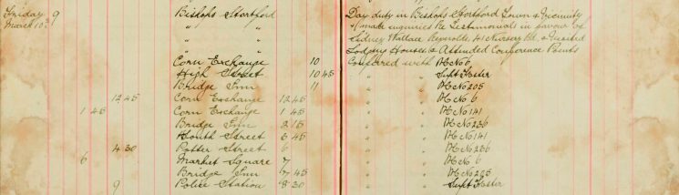 Made Enquiries re Testimonials in favour of Sidney Wallace Reynolds, 41 Nursery Road