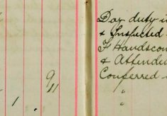 Inspected the sale books of Mr H O Lee, H Sparrow and F Handscombe J Sell re Sale of Arms and Ammunition