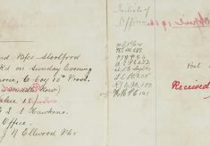 Postal Order found Bishop's Stortford