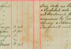 Inspected the sale books of Mr H O Lee, H Sparrow and F Handscombe J Sell re Sale of Arms and Ammunition
