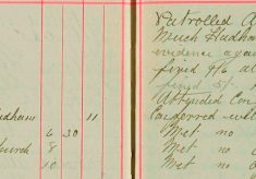 Attended Much Hadham Petty sessions to give Evidence against Alfred Chopping also John Warwick breach of light order 1915